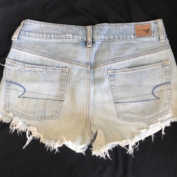 American Eagle Distressed Denim Shorts - Picture 2 of 3